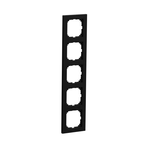 Рамка M-Pure, 5 постов, матовый чёрный MEG4050-3603