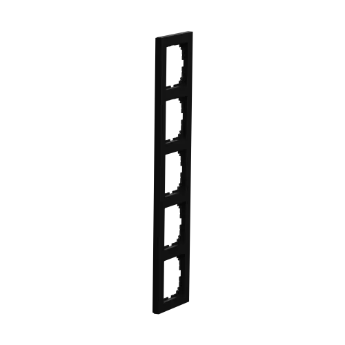 Рамка M-Pure, 5 постов, матовый чёрный MEG4050-3603