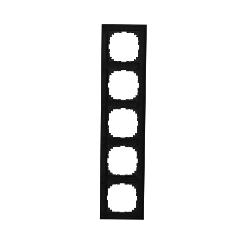 Рамка M-Pure, 5 постов, матовый чёрный MEG4050-3603