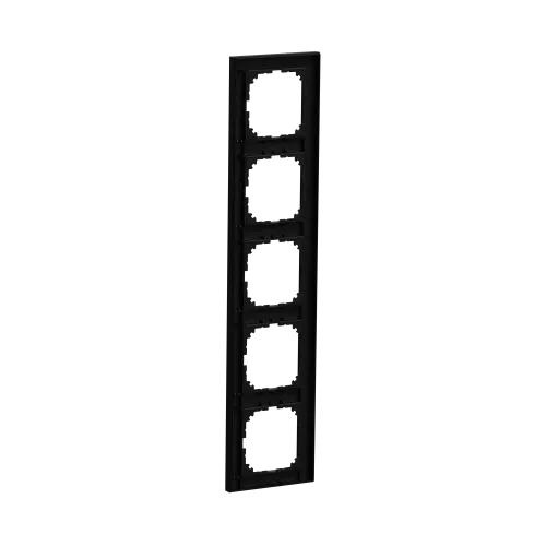 Рамка M-Pure, 5 постов, матовый чёрный MEG4050-3603