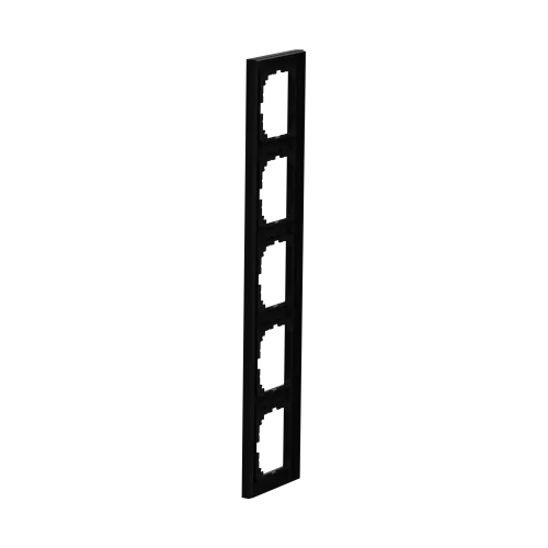 Рамка M-Pure, 5 постов, матовый чёрный MEG4050-3603