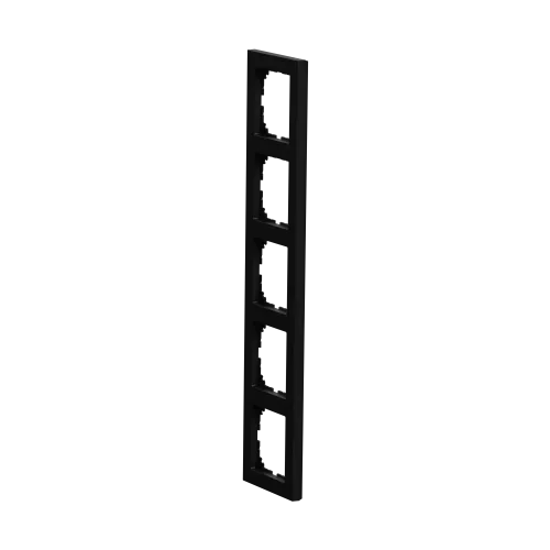Рамка M-Pure, 5 постов, матовый чёрный MEG4050-3603