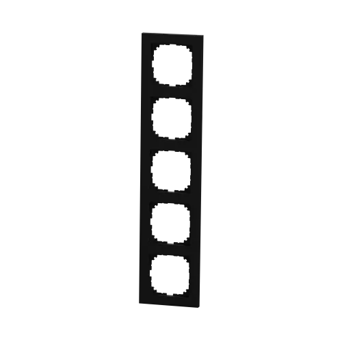 Рамка M-Pure, 5 постов, матовый чёрный MEG4050-3603