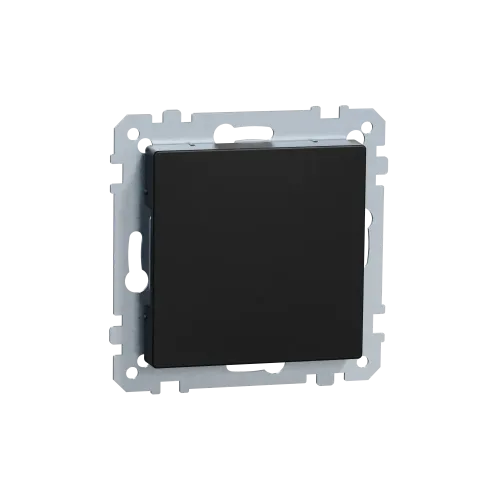 Заглушка, Merten System M, матовый чёрный MEG4075-0403