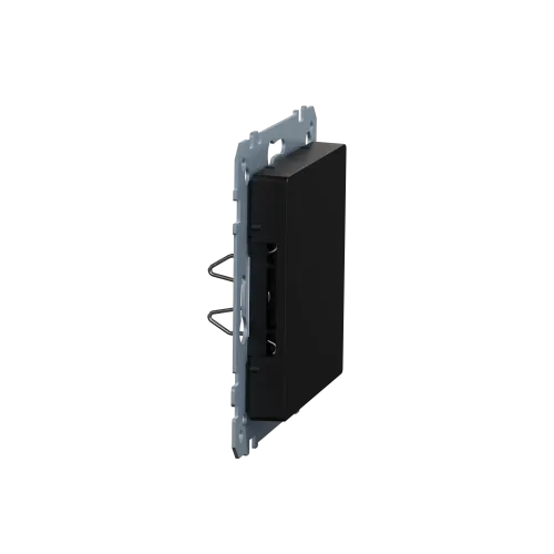 Заглушка, Merten System M, матовый чёрный MEG4075-0403
