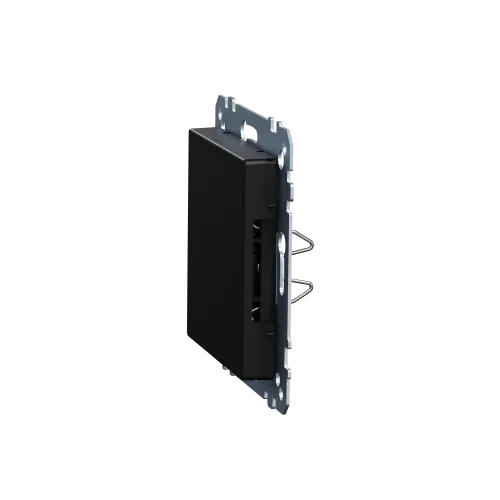 Заглушка, Merten System M, матовый чёрный MEG4075-0403