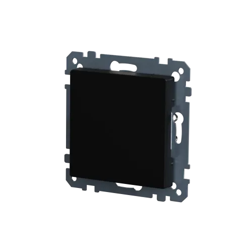 Заглушка, Merten System M, матовый чёрный MEG4075-0403