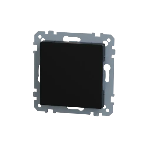 Заглушка, Merten System M, матовый чёрный MEG4075-0403