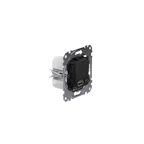 USB-розетка тип A+C, 45Вт, с поддержкой PD MEG4366-0120
