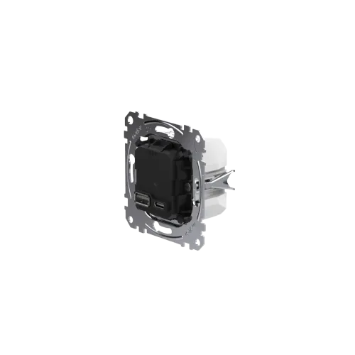 USB-розетка тип A+C, 45Вт, с поддержкой PD MEG4366-0120