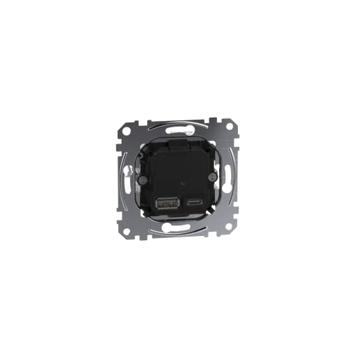 USB-розетка тип A+C, 45Вт, с поддержкой PD MEG4366-0120