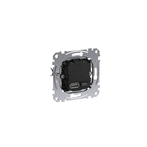USB-розетка тип A+C, 45Вт, с поддержкой PD MEG4366-0120