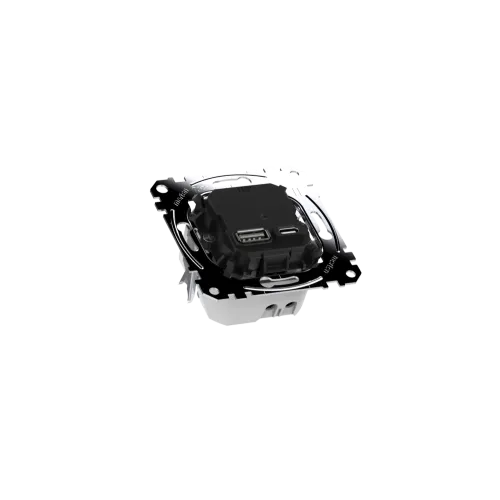 USB-розетка тип A+C, 45Вт, с поддержкой PD MEG4366-0120