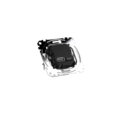 USB-розетка тип A+C, 45Вт, с поддержкой PD MEG4366-0120