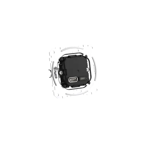 USB-розетка тип A+C, 45Вт, с поддержкой PD MEG4366-0120