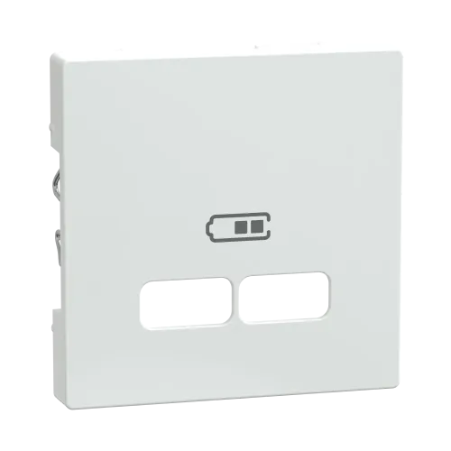 Накладка USB розетки, активный белый, Merten MTN4367-0325