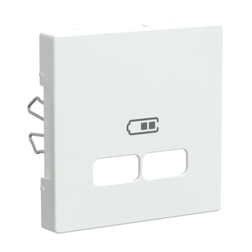 Накладка USB розетки, активный белый, Merten MTN4367-0325