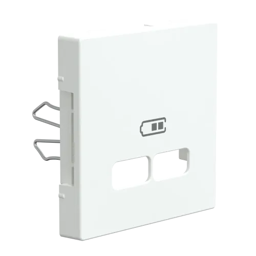 Накладка USB розетки, активный белый, Merten MTN4367-0325