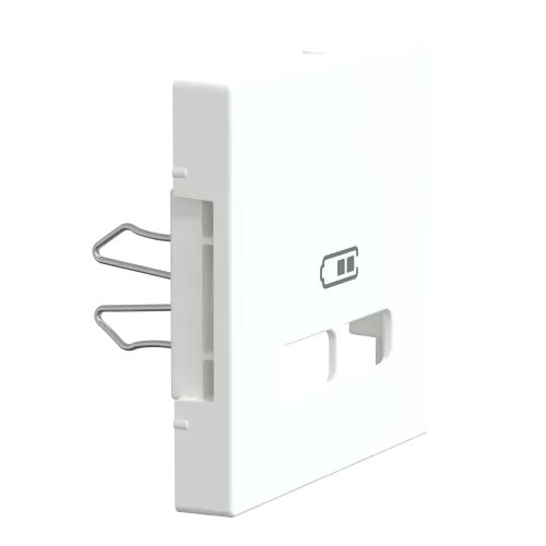 Накладка USB розетки, активный белый, Merten MTN4367-0325
