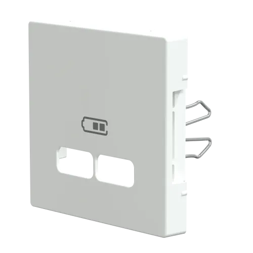 Накладка USB розетки, активный белый, Merten MTN4367-0325