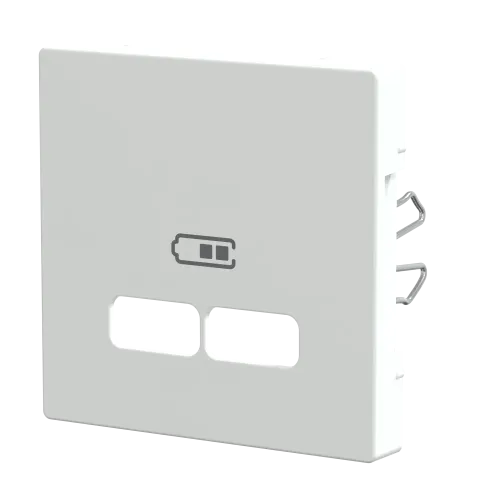 Накладка USB розетки, активный белый, Merten MTN4367-0325