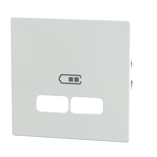 Накладка USB розетки, активный белый, Merten MTN4367-0325