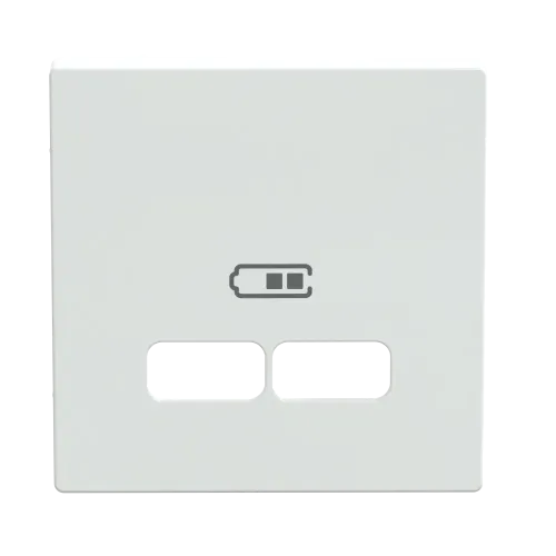 Накладка USB розетки, активный белый, Merten MTN4367-0325