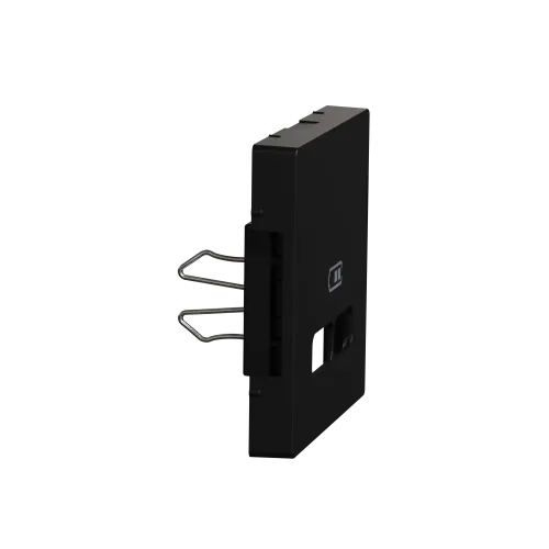 Центральная плата для USB-зарядного механизма, Merten System M, матовый чёрный MEG4367-0403