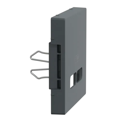 Накладка USB розетки, антрацит, Merten MTN4367-0414