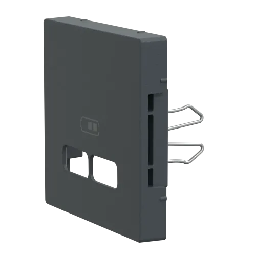 Накладка USB розетки, антрацит, Merten MTN4367-0414