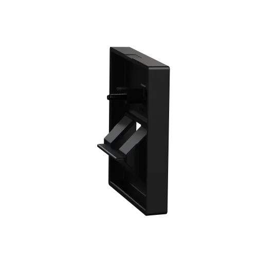 Центральная плата для розетки RJ45, 1 пост, Merten System M, матовый чёрный MEG4521-0403