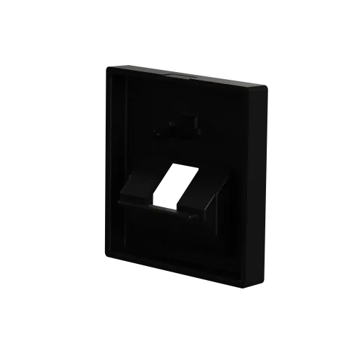 Центральная плата для розетки RJ45, 1 пост, Merten System M, матовый чёрный MEG4521-0403