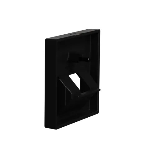 Центральная плата для розетки RJ45, 1 пост, Merten System M, матовый чёрный MEG4521-0403