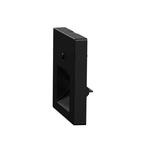Центральная плата для розетки RJ45, 1 пост, Merten System M, матовый чёрный MEG4521-0403