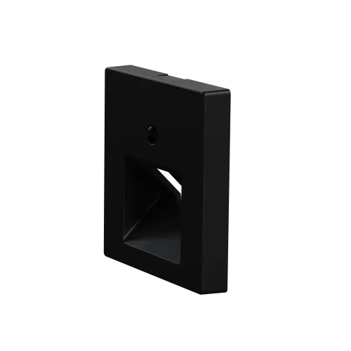 Центральная плата для розетки RJ45, 1 пост, Merten System M, матовый чёрный MEG4521-0403