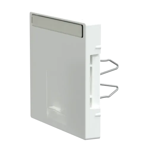 Накладка компьютерной розетки RJ45, одинарная, активный белый, Merten MTN469825