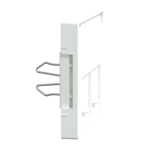 Накладка компьютерной розетки RJ45, двойная, активный белый, Merten MTN469925