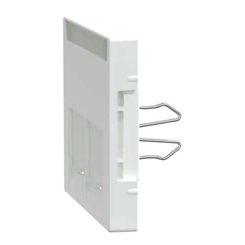 Накладка компьютерной розетки RJ45, двойная, активный белый, Merten MTN469925