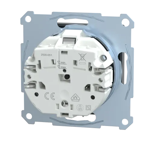 Механизм розетки SM SCHUKO с заземлением, антрацит MTN2300-0414