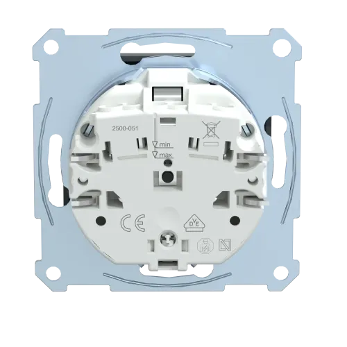 Механизм розетки SM SCHUKO с заземлением, антрацит MTN2300-0414