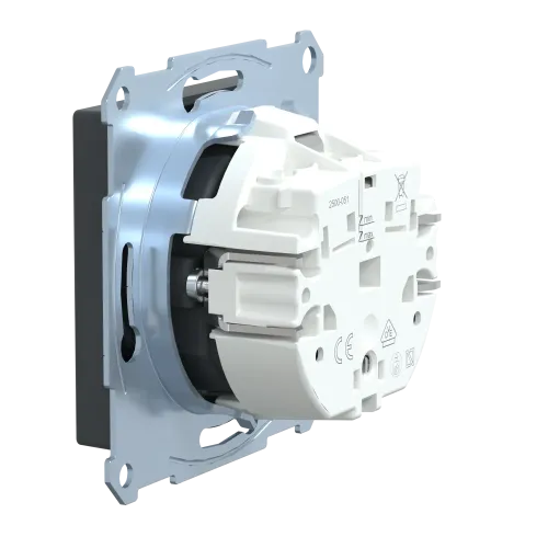 Механизм розетки SM SCHUKO с заземлением, антрацит MTN2300-0414