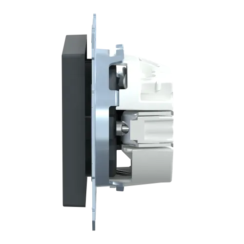 Механизм розетки SM SCHUKO с заземлением, антрацит MTN2300-0414