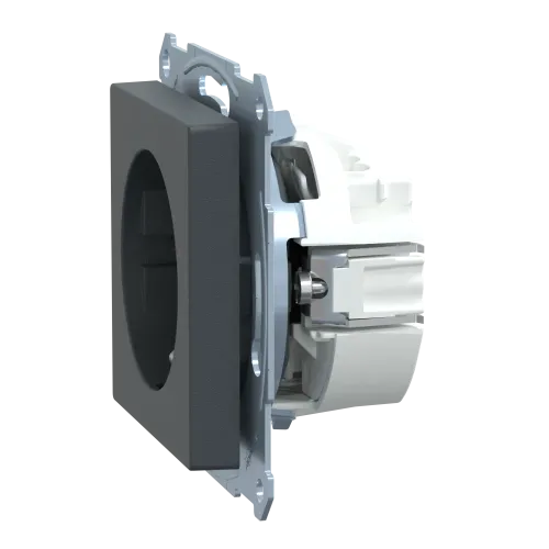 Механизм розетки SM SCHUKO с заземлением, антрацит MTN2300-0414