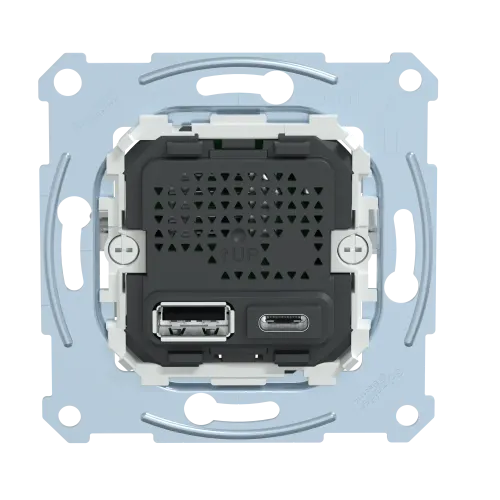 Механизм USB-зарядки Merten, A+C, 2,4А MTN4366-0110