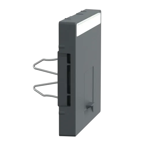 Накладка компьютерной розетки RJ45, одинарная, антрацит, Merten MTN465814