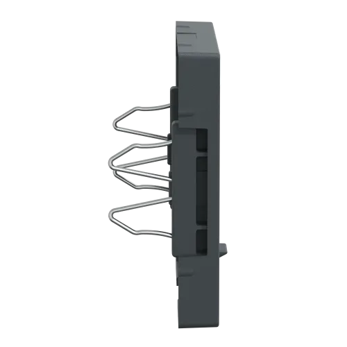 Накладка компьютерной розетки RJ45, одинарная, антрацит, Merten MTN465814
