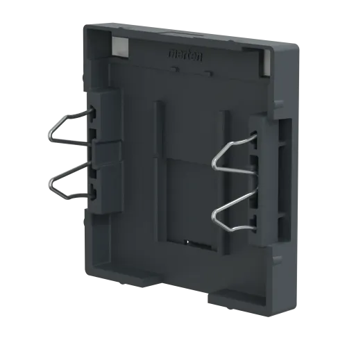 Накладка компьютерной розетки RJ45, одинарная, антрацит, Merten MTN465814