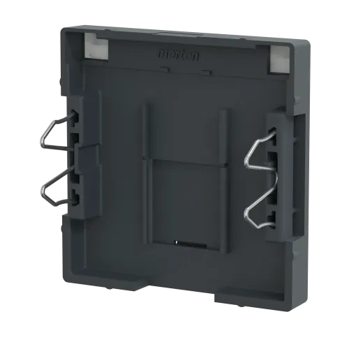 Накладка компьютерной розетки RJ45, одинарная, антрацит, Merten MTN465814