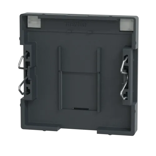 Накладка компьютерной розетки RJ45, одинарная, антрацит, Merten MTN465814