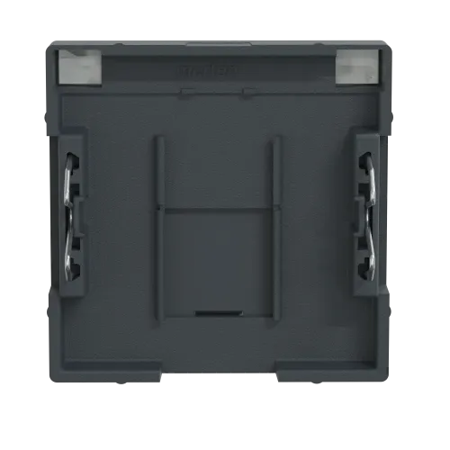 Накладка компьютерной розетки RJ45, одинарная, антрацит, Merten MTN465814